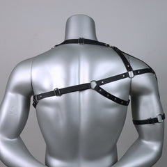 Binding Leather Bondage Belt Shoulder Strap