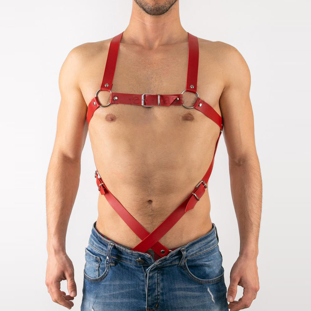 Diablo Body Restraint Leather Belt