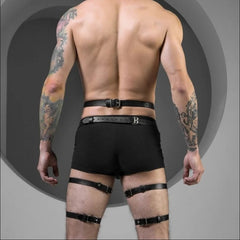 Nightclub Punk Leather Undergarments